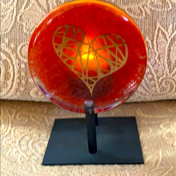 Steninge Slott Signed Art Glass Candleholder - Picture 6 of 8